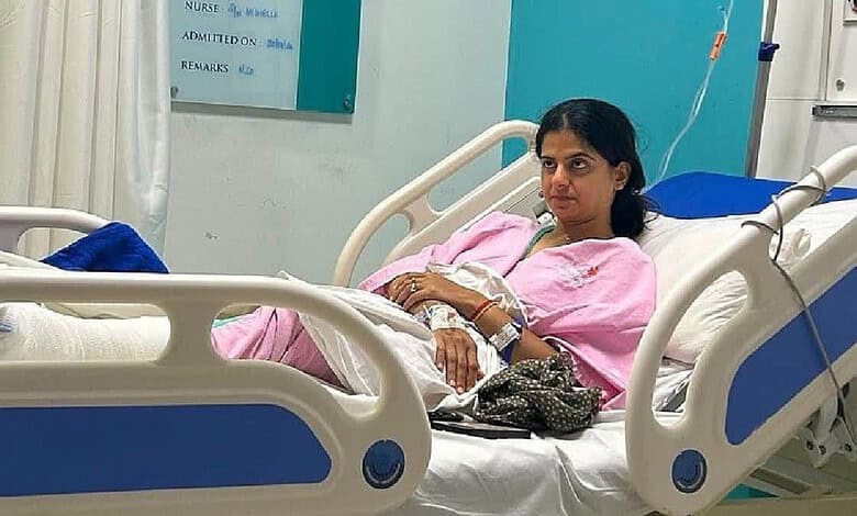 Bengaluru woman suffers injuries after scooter falls into pothole