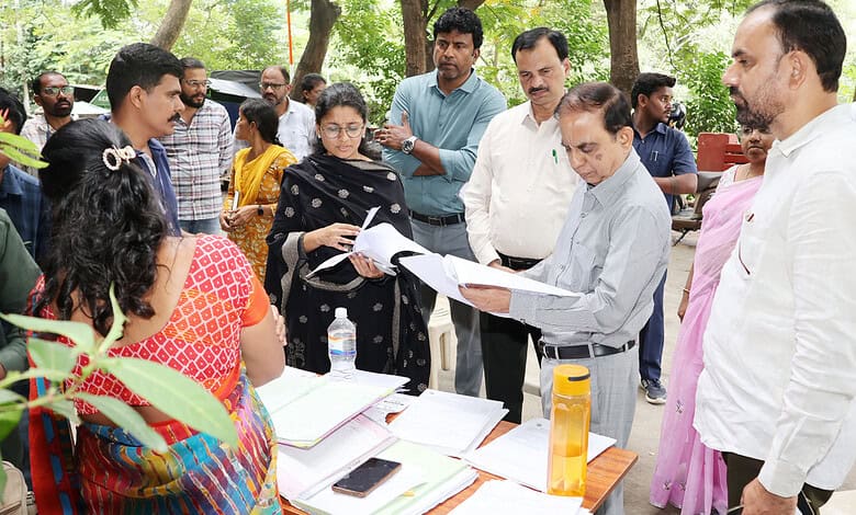 Telangana CEO inspects SIR hearing process in Uppal, Habsiguda