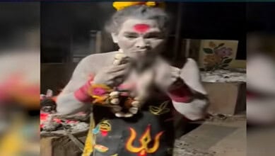 Eunuch practising 'aghori' asceticism held for eating human flesh