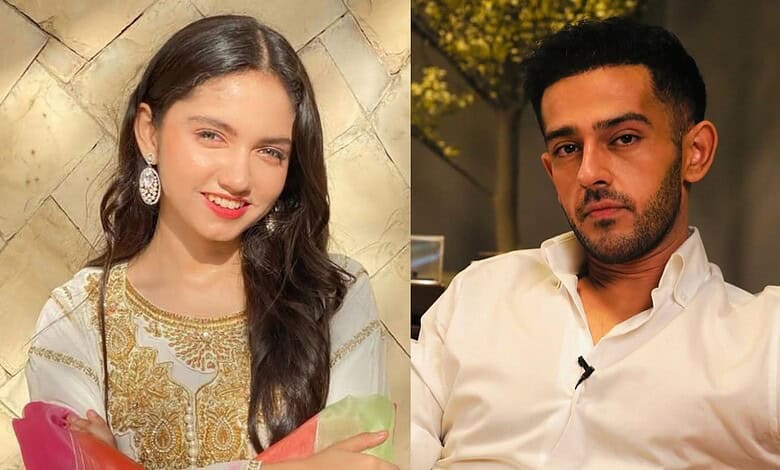 Young Pakistani actress and male star in a promotional image for a new drama series.