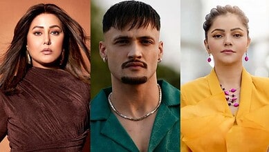 Hina Khan, Asim Riaz and Rubina Dilaik