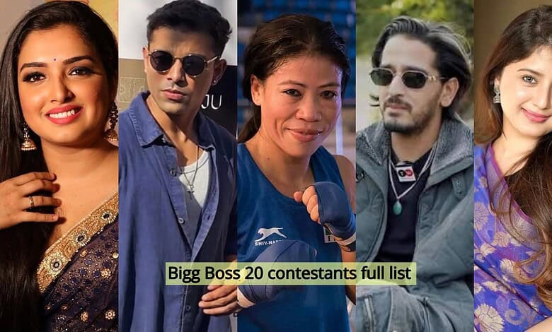 Bigg Boss 20 confirmed contestants