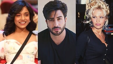 Three Bigg Boss contestants in a promotional image, showcasing diverse personalities.