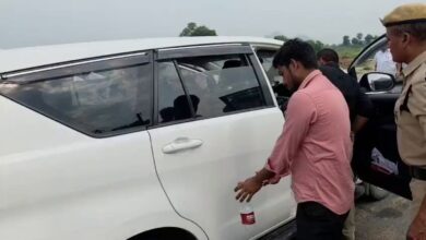 Dornakal MLA escapes car fire after power bank explodes