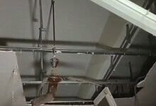 Portion of ceiling falls in MGM Hospital in Warangal