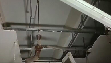 Portion of ceiling falls in MGM Hospital in Warangal