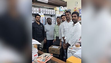 TG SAFE and EAGLE conduct raid at a pharmacy in Gajularamaram
