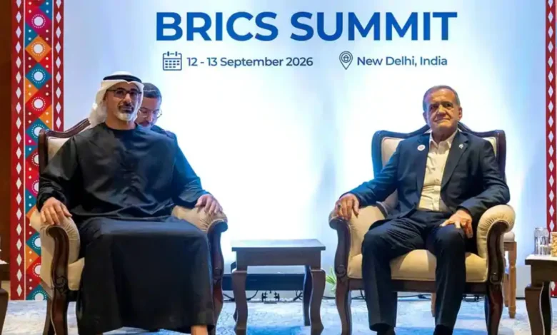Leaders of BRICS nations meet at the BRICS Summit in New Delhi, India, September 2026.