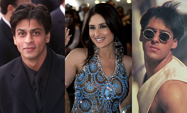 Shah Rukh Khan, Kareena Kapoor Khan and Salman Khan