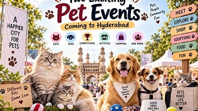 Pet event in Hyderabad with cats, dogs, competitions, activities, shopping, and fun for pet lovers.
