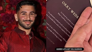 Orry's wedding weekend?