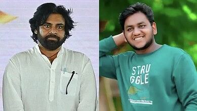 Two men smiling, one with a beard and white shirt, the other in a green sweatshirt, outdoors.