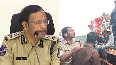 Hyderabad CP warns against provocative songs during Ganesh processions, BRS criticizes as 'Hitler rule'.