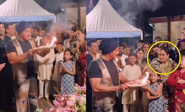Salman Khan performs Ganesh puja