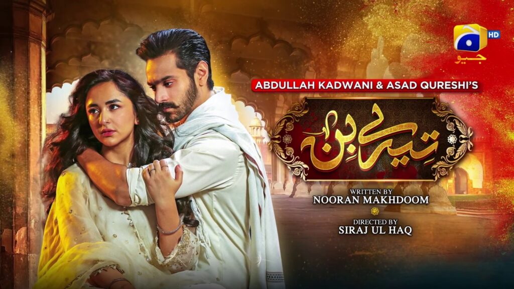 Promotional poster for Pakistani drama Tere Bin 2 featuring Abdullah Kadwani and Asad Qureshi.