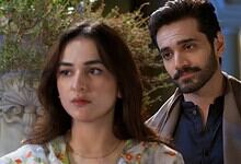 Yumna Zaidi and Wahaj Ali from Tere Bin