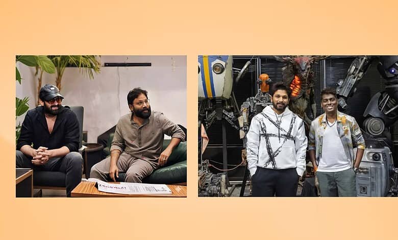 Sandeep and Prabhas discuss film projects in a casual setting.