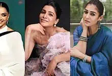 Top 3 Indian actresses in 2023: Deepika Padukone, Kangana Ranaut, and Priyanka Chopra.