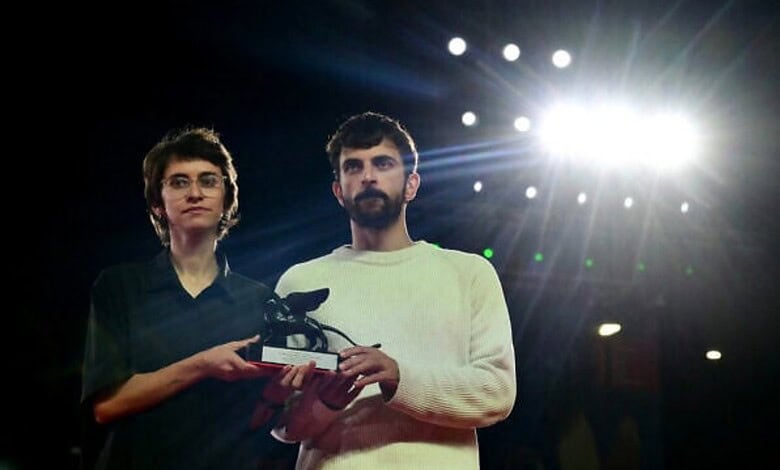 Yuval Abraham and Rachel Szor hold the Special Jury Prize for Naza.