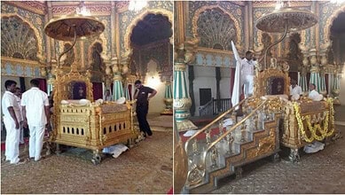 Amba Vilas Palace Dasara prep