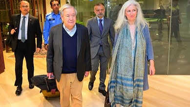 UN chief arrives in Pakistan on official visit