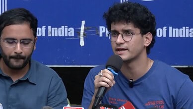 CJP leaders Ashutosh Ranka and Saurav Das