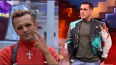 Imam Siddique in a stylish outfit on the Bigg Boss 20 set, with a confident expression.
