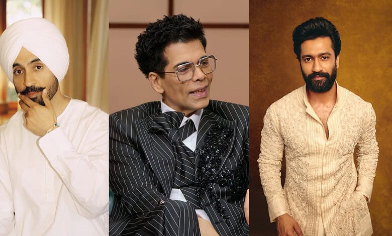 Vicky Kaushal, Diljit and more featured on Koffee With Karan 9 couch for interview.