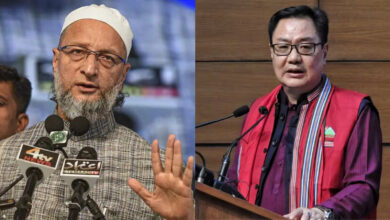 Kiren Rijiju Asaduddin Owaisi