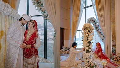 Mr Faisu with his wife