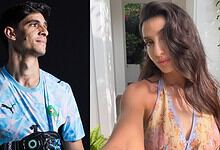 Nora Fatehi and Yassine Bounou in casual photos, no direct interaction shown.