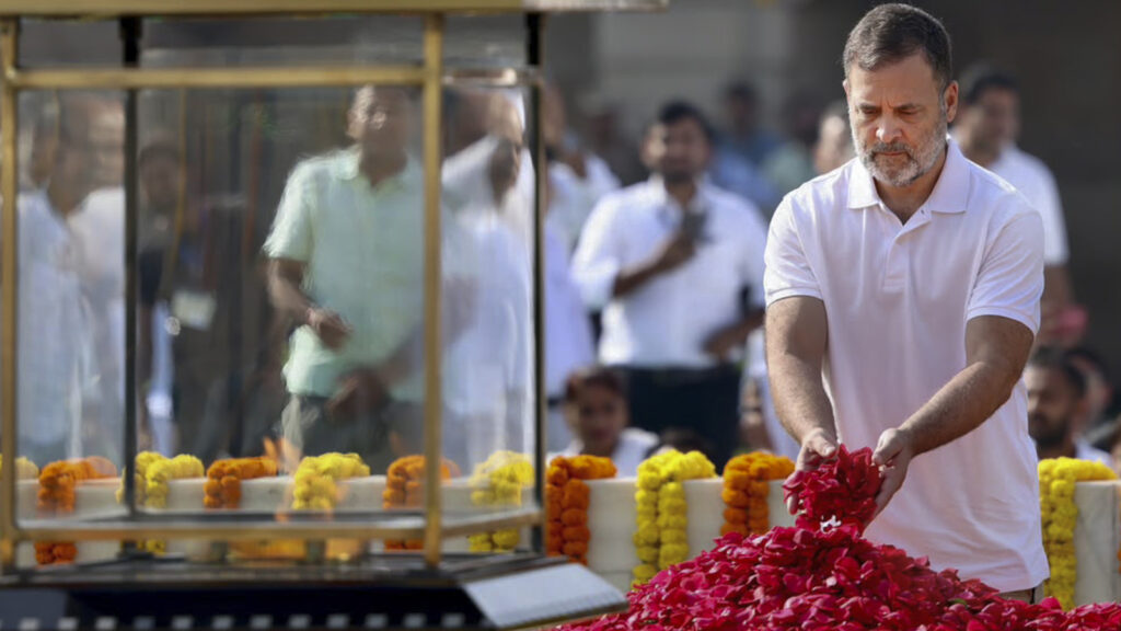 Homage to Mahatma Gandhi on birth anniversary.