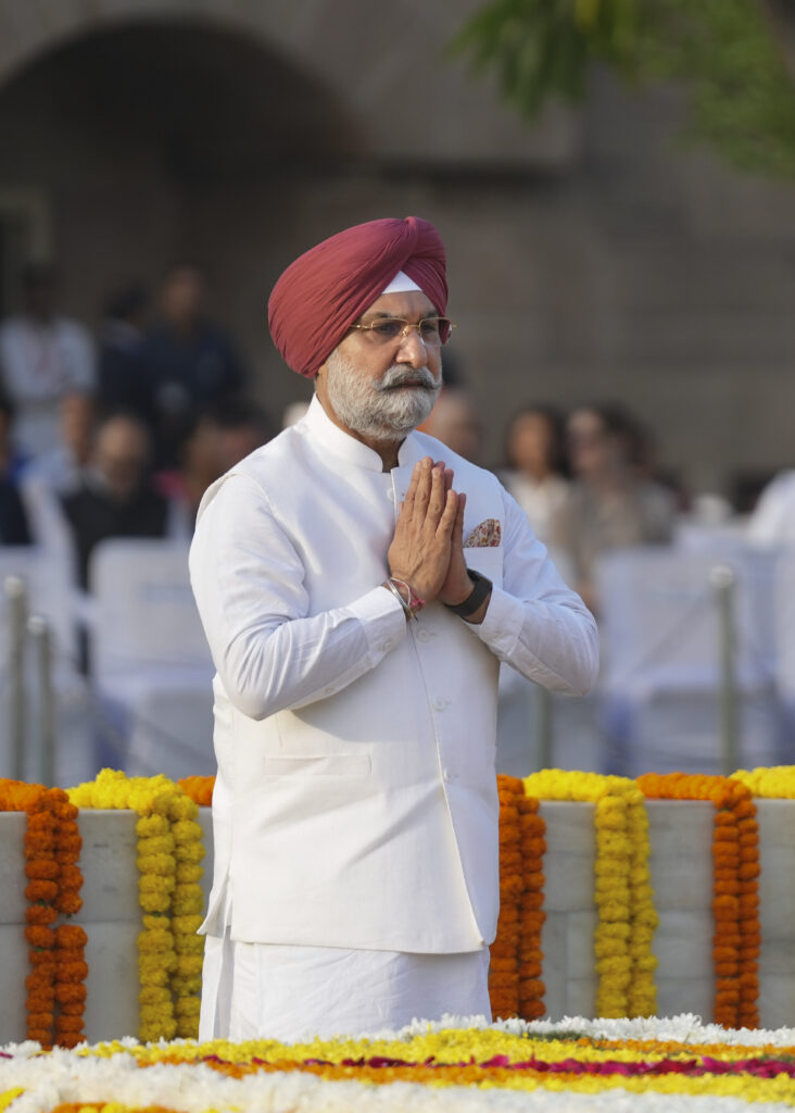 Homage to Mahatma Gandhi on birth anniversary.