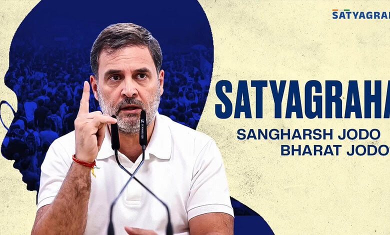 Satyagraha Rahul Gandhi