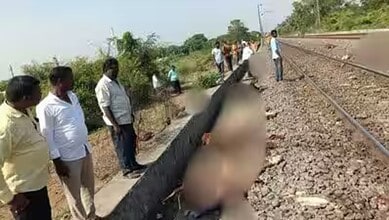 RPF officials at the accident site