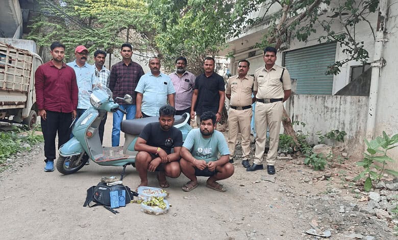 Balanagar: Two held for sale of ganja chocolates, cigarettes