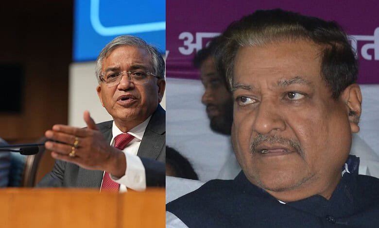 Gyanesh Kumar and Prithviraj Chavan
