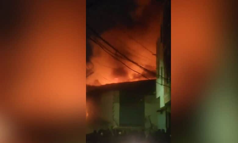 Fire breaks out at furniture godown in Hyderabad