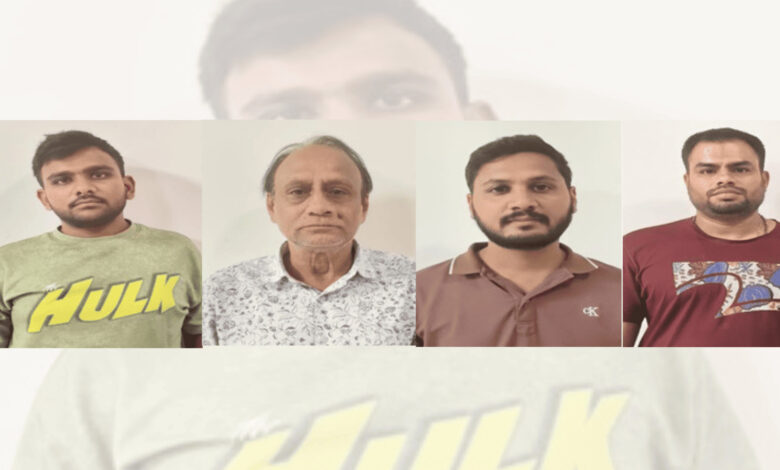 Four men involved in illegal ticket sales for India-WI T20 cricket match in Hyderabad.
