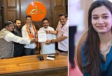 Mumbra MIM and Shiv Sena leader Eknath Shinde meet with local officials.