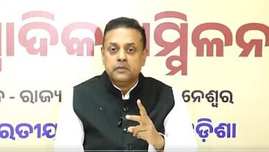 Patra accuses Rahul Gandhi of seeking regime change without polls, speaking at a press conference.