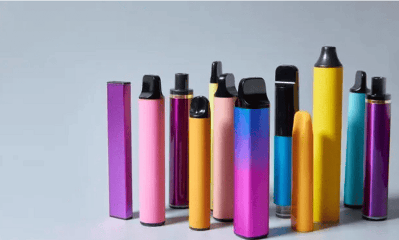 Vapes and foreign cigarettes seized by authorities in Hyderabad, with two apprehended.
