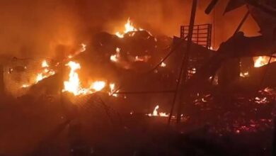 Major fire breaks out at scrap godown in Hyderabad's Royal Colony