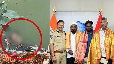 Hyderabad police and officials praise three men for rescuing a child from Hussain Sagar lake.