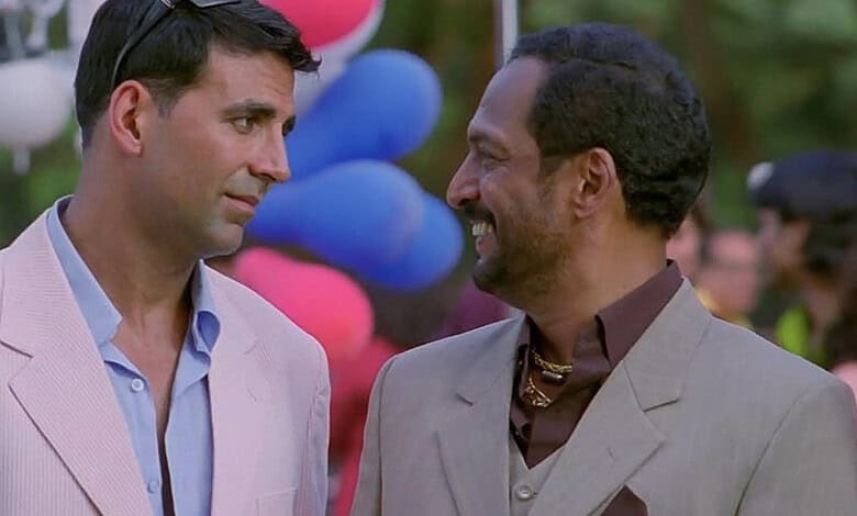 Bollywood actor Nana Patekar with Akshay Kumar