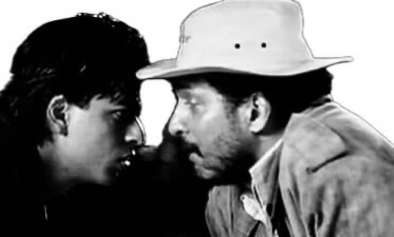 Shah Rukh Khan and Nana Patekar