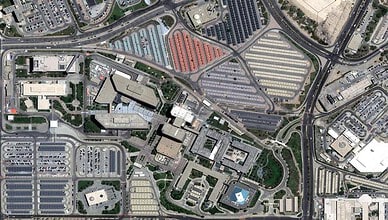 Satellite view of Saudi Aramco headquarters in Dhahran before the attack.