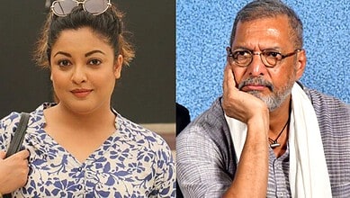 Tanushree Dutta reacts to Nana Patekar's death in a thoughtful pose.